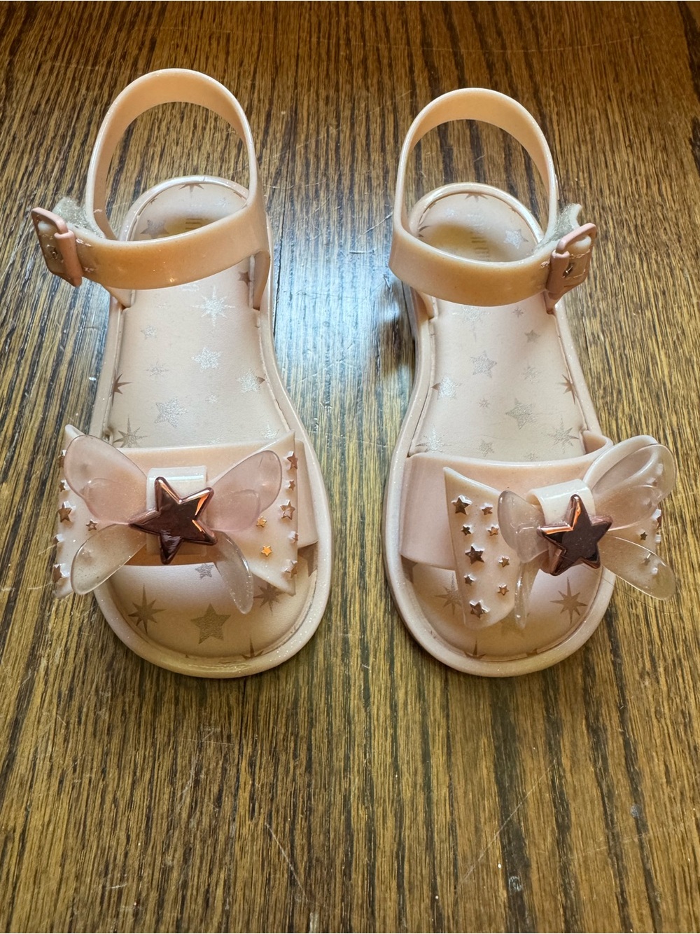 Mini Melissa Blush Jelly Sandals